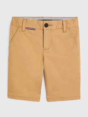 Tommy Hilfiger 1985 Essential Chino Shorts Pantolon Erkek Çocuk Haki | TH839VWB