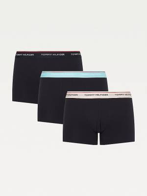 Tommy Hilfiger 3-Pack Premium Essential Trunks İç Giyim Erkek Mor | TH537RJN