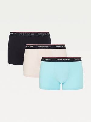 Tommy Hilfiger 3-Pack Premium Logo Waistband Trunks İç Giyim Erkek Mor | TH203VTX