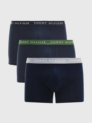 Tommy Hilfiger 3-Pack Repeat Logo Trunks İç Giyim Erkek Turuncu | TH162LWD