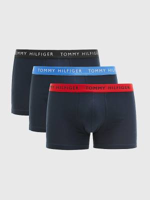 Tommy Hilfiger 3-Pack Repeat Logo Trunks İç Giyim Erkek Siyah | TH843TWA