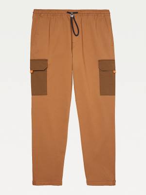 Tommy Hilfiger Adaptive Elasticated Cargo Joggers Pantolon Erkek Kahverengi | TH076VLB