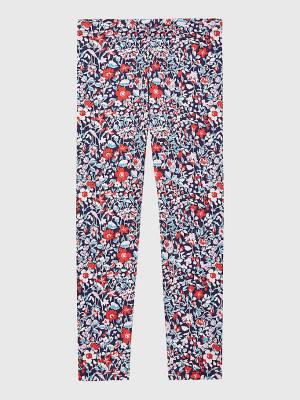 Tommy Hilfiger Adaptive Floral Print Leggings Pantolon Kiz Çocuk Multi | TH517YKO