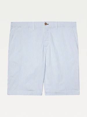 Tommy Hilfiger Adaptive Ithaca Stripe Regular Fit Şort Erkek Mavi | TH516LSU