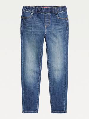 Tommy Hilfiger Adaptive Seated Fit Skinny Jean Pantolon Kiz Çocuk Mavi | TH536DIW