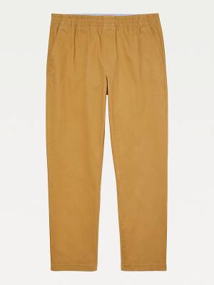 Tommy Hilfiger Adaptive Stretch Pamuklu Chinos Pantolon Erkek Haki | TH724BRK