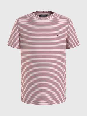 Tommy Hilfiger All-Over Stripe Tişört Erkek Çocuk Pembe | TH312GHP