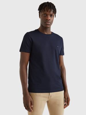 Tommy Hilfiger Back Logo Tişört Erkek Mavi | TH870IJY