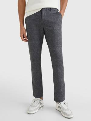 Tommy Hilfiger Bleecker Slim Fit Jersey Pantolon Erkek Gri | TH047QJV