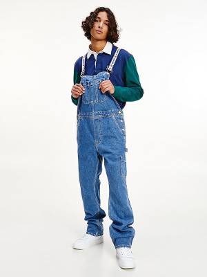 Tommy Hilfiger Carpenter Denim Dungarees Jean Pantolon Erkek Denim | TH104ECO