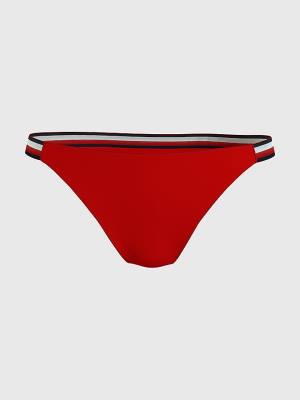 Tommy Hilfiger Cheeky Fit Bikini Bottoms Mayo Kadın Kırmızı | TH627CTI