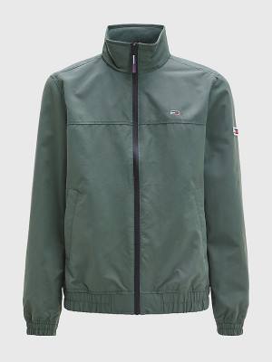 Tommy Hilfiger Classics Bomber Ceket Erkek Yeşil | TH576CDF