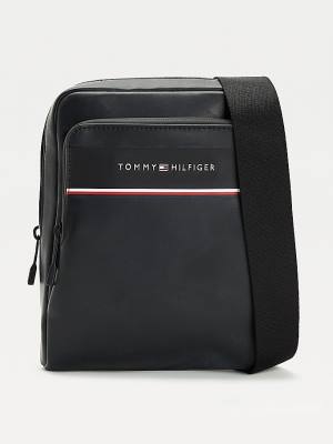 Tommy Hilfiger Commuter Small Reporter Çanta Erkek Siyah | TH648MQN