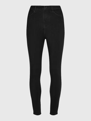 Tommy Hilfiger Curve Sculpt High Rise Super Skinny Pantolon Kadın Siyah | TH617UZS