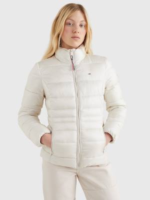 Tommy Hilfiger Down Quilted Ceket Kadın Bej Rengi | TH035DSQ