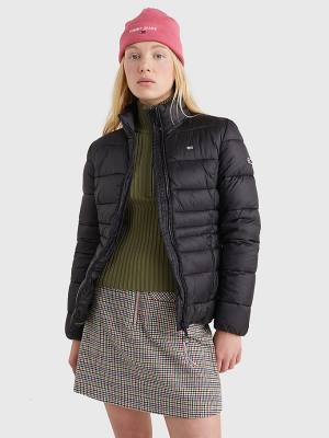 Tommy Hilfiger Down Quilted Ceket Kadın Siyah | TH698PQB