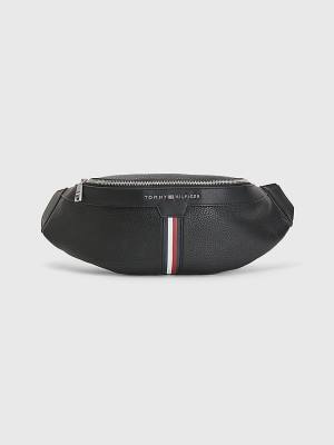 Tommy Hilfiger Downtown Crossbody Çanta Erkek Siyah | TH974HBT