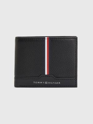 Tommy Hilfiger Downtown Small Deri Cüzdan Erkek Siyah | TH071YUN