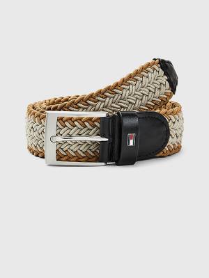 Tommy Hilfiger Elasticated Braided Kemer Erkek Bej Rengi | TH021CUE