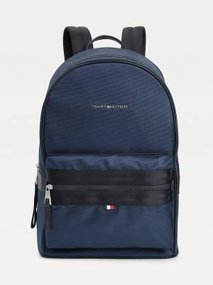 Tommy Hilfiger Elevated Modern Woven Backpack Çanta Erkek Mavi | TH178DZU