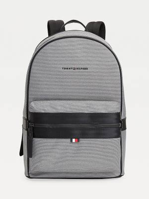 Tommy Hilfiger Elevated Modern Woven Backpack Çanta Erkek Gri | TH837NLU