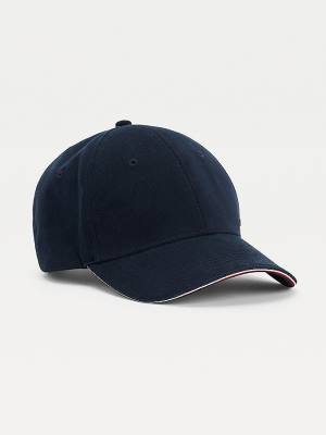 Tommy Hilfiger Elevated Signature Cap Şapka Erkek Mavi | TH054WZY