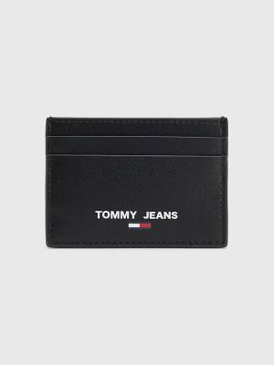 Tommy Hilfiger Essential Card Holder Cüzdan Erkek Siyah | TH756ZKJ