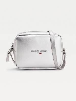 Tommy Hilfiger Essential Logo Camera Çanta Kadın Gri | TH074NMK