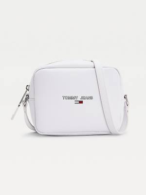 Tommy Hilfiger Essential Logo Camera Çanta Kadın Beyaz | TH813XQO