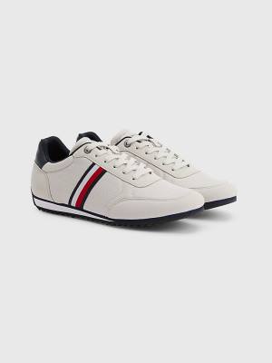 Tommy Hilfiger Essential Mesh Signature Tape Spor Ayakkabı Erkek Gri | TH307FEI