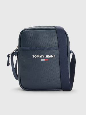 Tommy Hilfiger Essential Perforated Reporter Çanta Erkek Mavi | TH072PCA