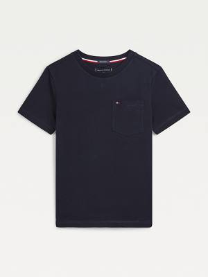 Tommy Hilfiger Essential Pocket Tişört Erkek Çocuk Mavi | TH592RVJ