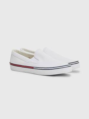 Tommy Hilfiger Essential Slip On Spor Ayakkabı Kadın Beyaz | TH890MDC