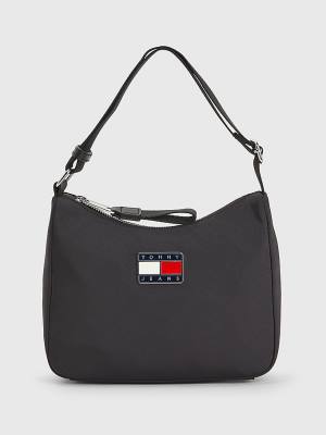 Tommy Hilfiger Festival Shoulder Çanta Kadın Siyah | TH063NXH