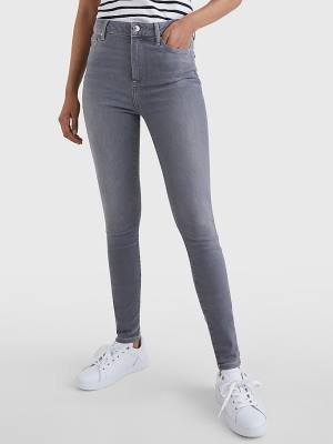 Tommy Hilfiger Harlem High Rise Super Skinny Jean Pantolon Kadın Denim | TH524UOK