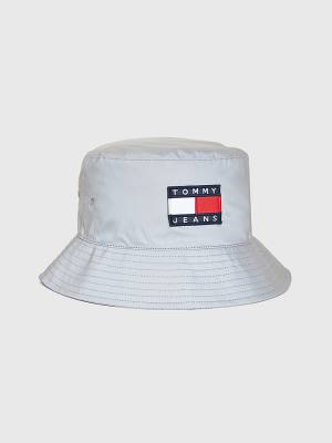 Tommy Hilfiger Heritage Bucket Şapka Erkek Gri | TH201HTX