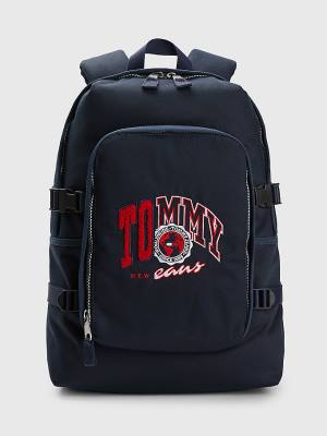 Tommy Hilfiger Heritage Dome Backpack Çanta Erkek Mavi | TH398CQW