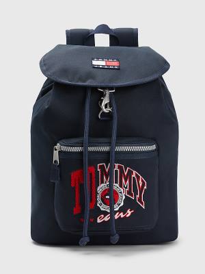 Tommy Hilfiger Heritage Logo Backpack Çanta Erkek Mavi | TH097YDQ