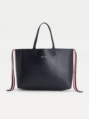 Tommy Hilfiger Iconic Tote Çanta Kadın Mavi | TH326POV