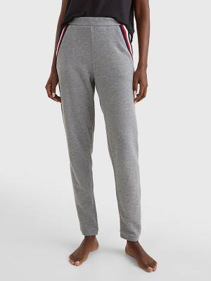 Tommy Hilfiger Lounge Cuffed Joggers Pantolon Kadın Gri | TH036MYZ