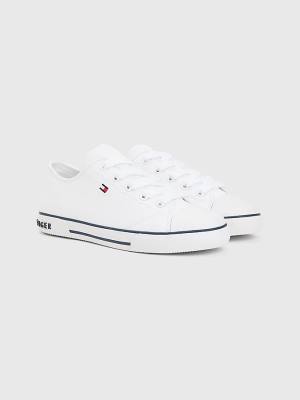 Tommy Hilfiger Low-Top Spor Ayakkabı Erkek Çocuk Beyaz | TH740GWU