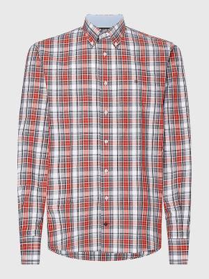 Tommy Hilfiger Madras Check Regular Fit Gömlek Erkek Kırmızı | TH217AOZ