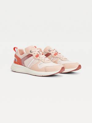 Tommy Hilfiger Metallic Retro Spor Ayakkabı Kadın Pembe | TH601NWU