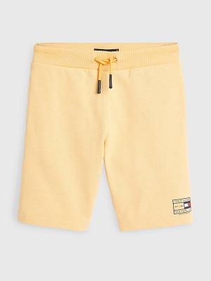 Tommy Hilfiger Natural Earth Dye Sweat Shorts Pantolon Erkek Çocuk Sarı | TH720JRG