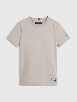 Tommy Hilfiger Natural Earth Dye Tişört Erkek Çocuk Gri | TH142FKU