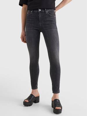 Tommy Hilfiger Nora Mid Cut Cut Cut Rise Skinny Ankle Jean Pantolon Kadın Denim | TH682TOL