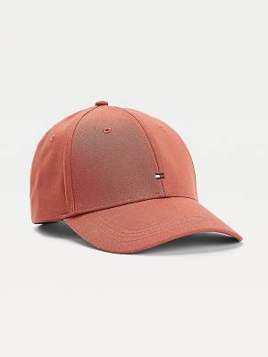 Tommy Hilfiger Organic Pamuklu Flag Embroidery Cap Şapka Erkek Kahverengi | TH064IDB