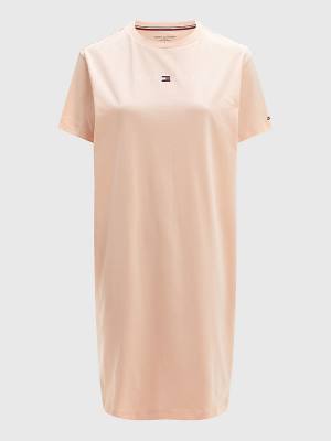 Tommy Hilfiger Original Half Sleeve Nightdress Pijama Kadın Pembe | TH028PKC