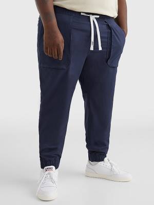 Tommy Hilfiger Plus Scanton Slim Fit Joggers Pantolon Erkek Mavi | TH468HCZ