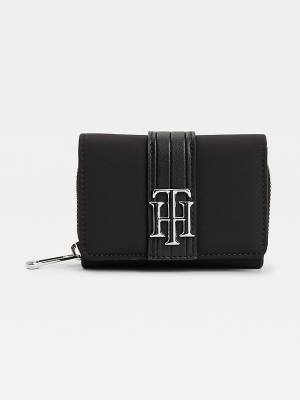 Tommy Hilfiger Recycled Monogram Cüzdan Kadın Siyah | TH846WVF